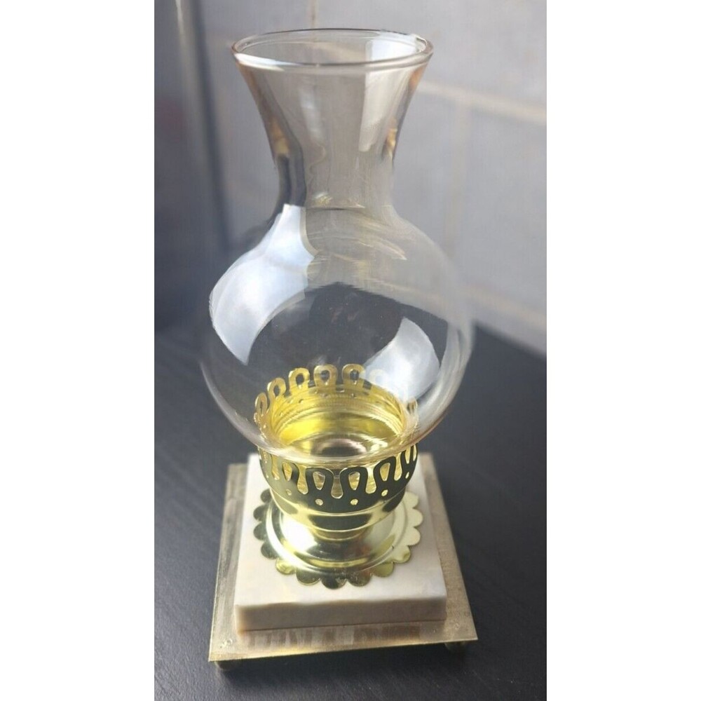 Vintage Candle Holder with Shade and Base